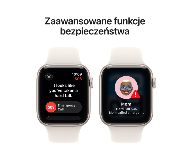 APPLE Apple Watch SE 3 GPS + Cellular 40mm Aluminiowa koperta (księżycowa poświata) + opaska sportowa (księżycowa poświata) - rozmiar S/M - 1362387 - zdjęcie 7